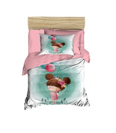 L'essentiel linge de maison Juego de Fundas Nórdicas PH158 Rosa, Blanco y Azul